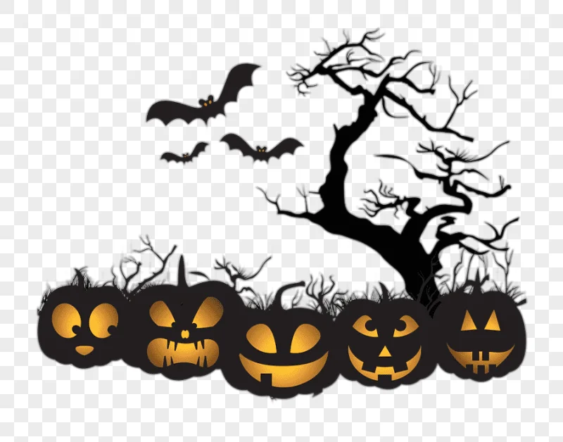 png clipart black and yellow halloween illustration halloween jack o lantern pumpkin halloween other happy halloween