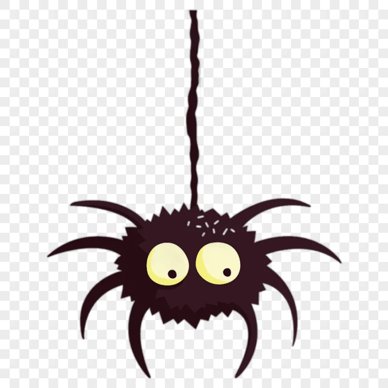 png clipart black spider illustration halloween halloween happy halloween festive elements