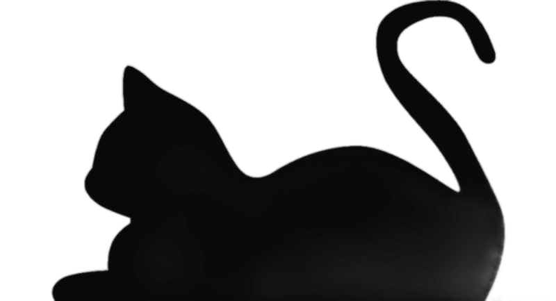 png clipart cat kitten silhouette cat mammal cat like mammal