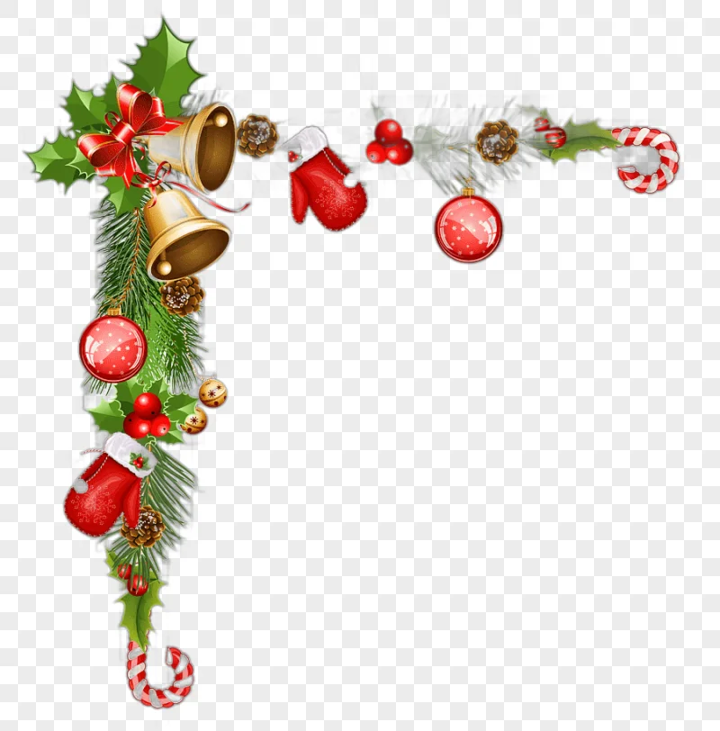 png clipart christmas cane and ings border christmas ornament santa claus christmas decorative ornaments branch christmas decoration