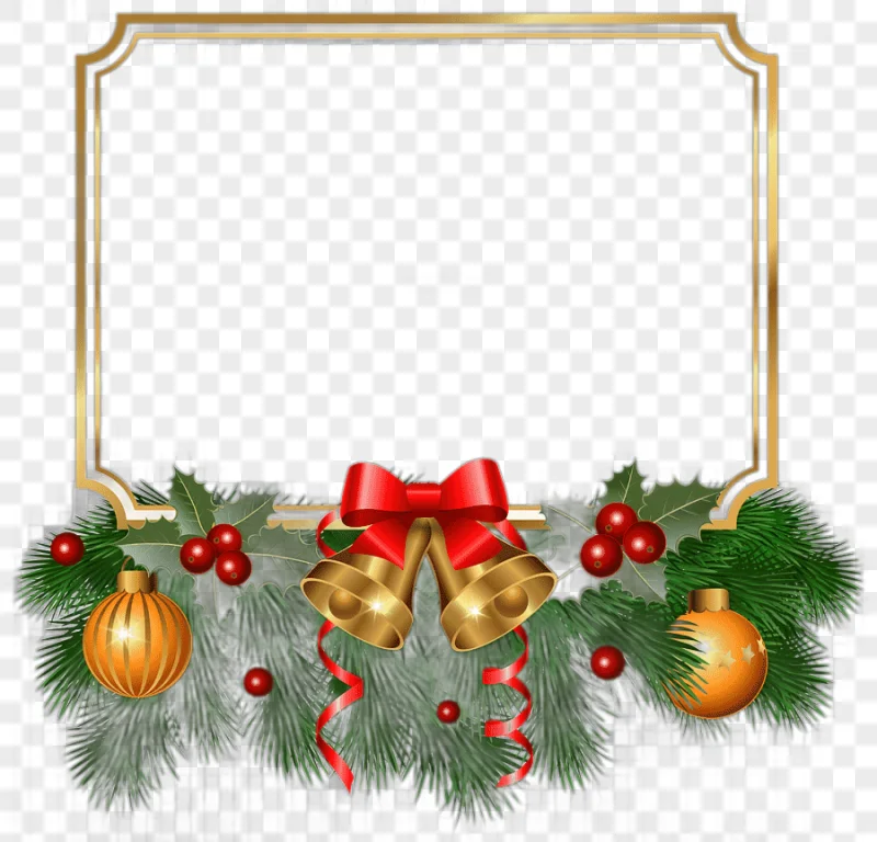 png clipart christmas frame illustration christmas tree christmas ornament fir christmas golden border decor christmas decoration