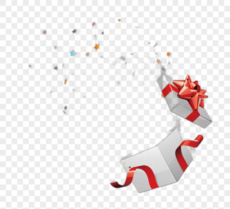 png clipart christmas gift birthday open box courtesy miscellaneous ribbon
