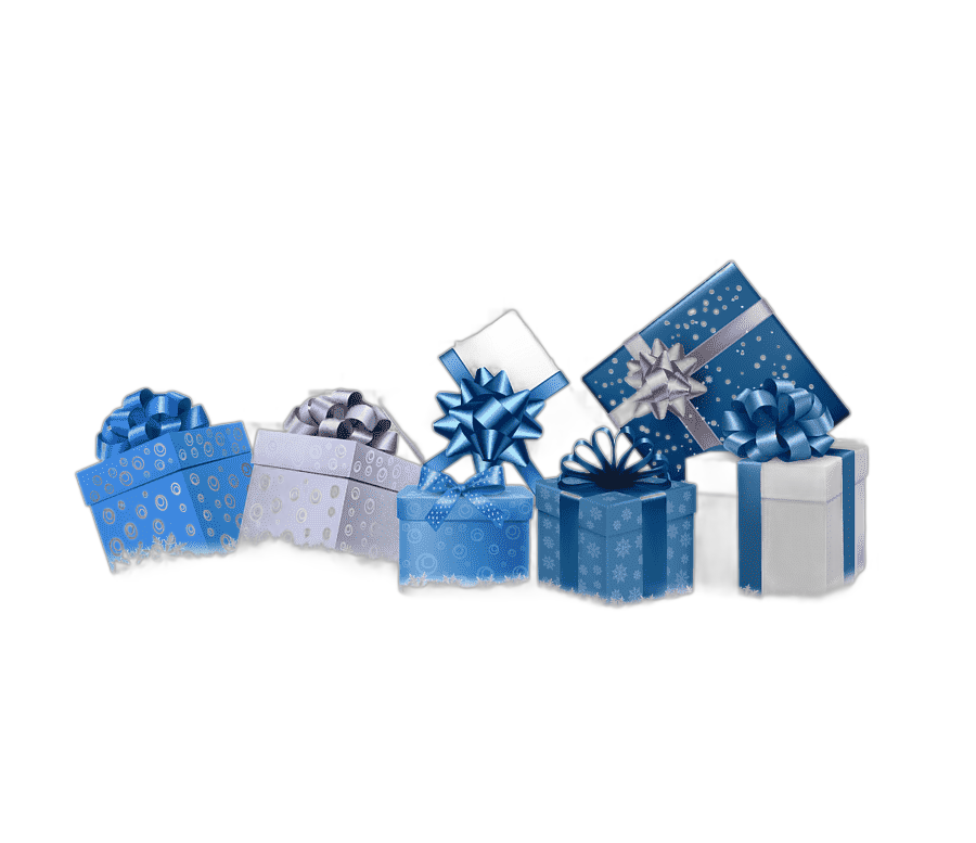 png clipart christmas gift blue graphy blue christmas gift blue ribbon