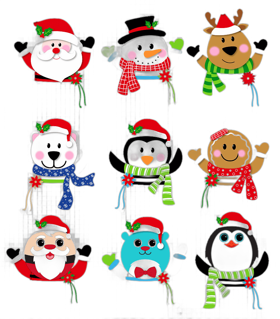 png clipart christmas gift santa claus creative christmas festive elements christmas background