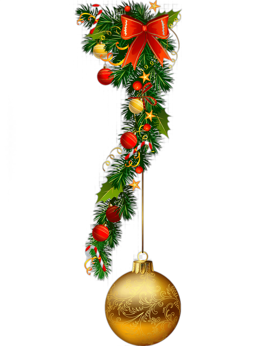 png clipart christmas ornament christmas decoration garland christmas decoration leaves watercolor leaves decor