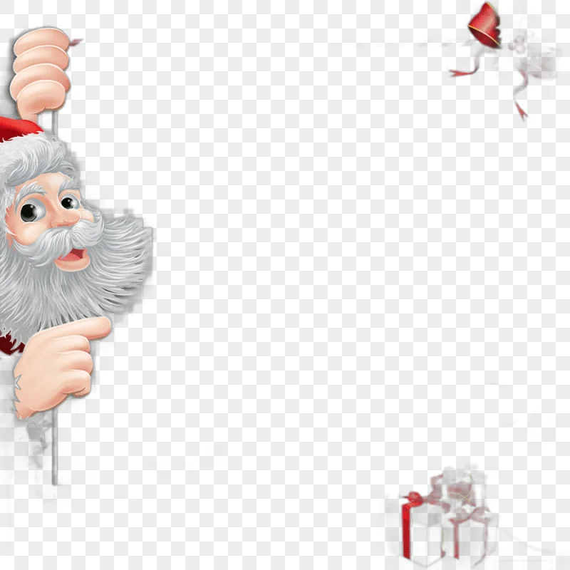 png clipart christmas santa claus frame christmas border border festive elements