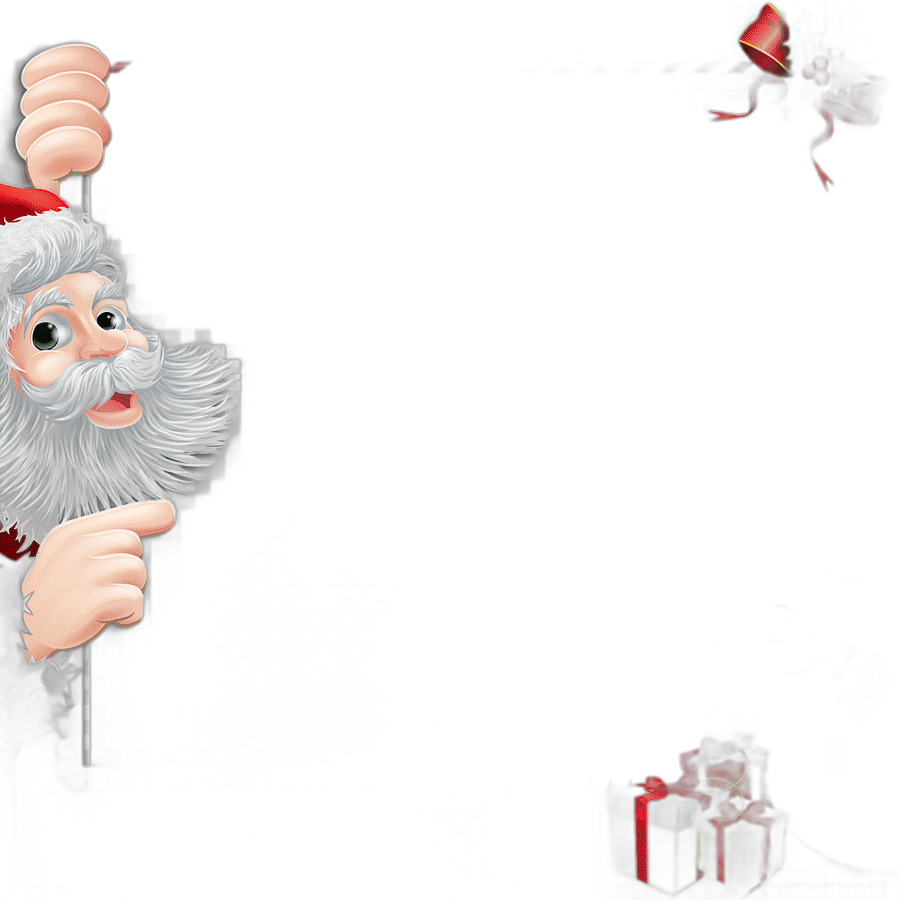 png clipart christmas santa claus frame christmas border border festive elements