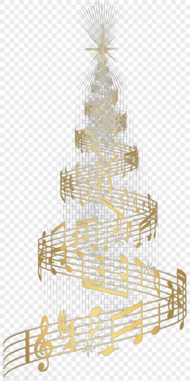 png clipart christmas tree christmas ornament golden music christmas tree text decor