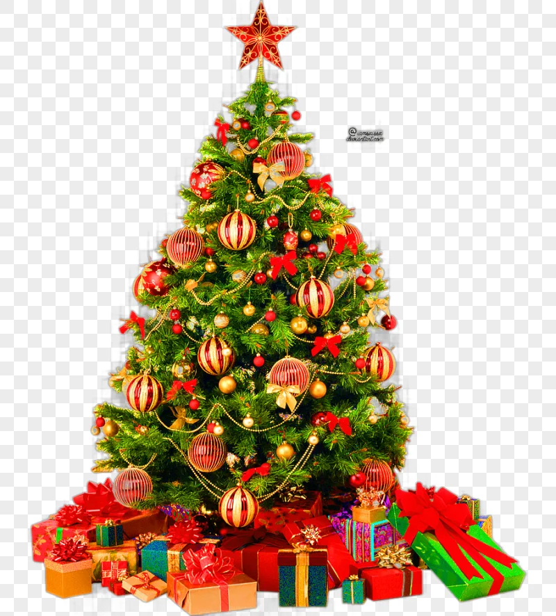 png clipart christmas tree christmas present decor christmas background