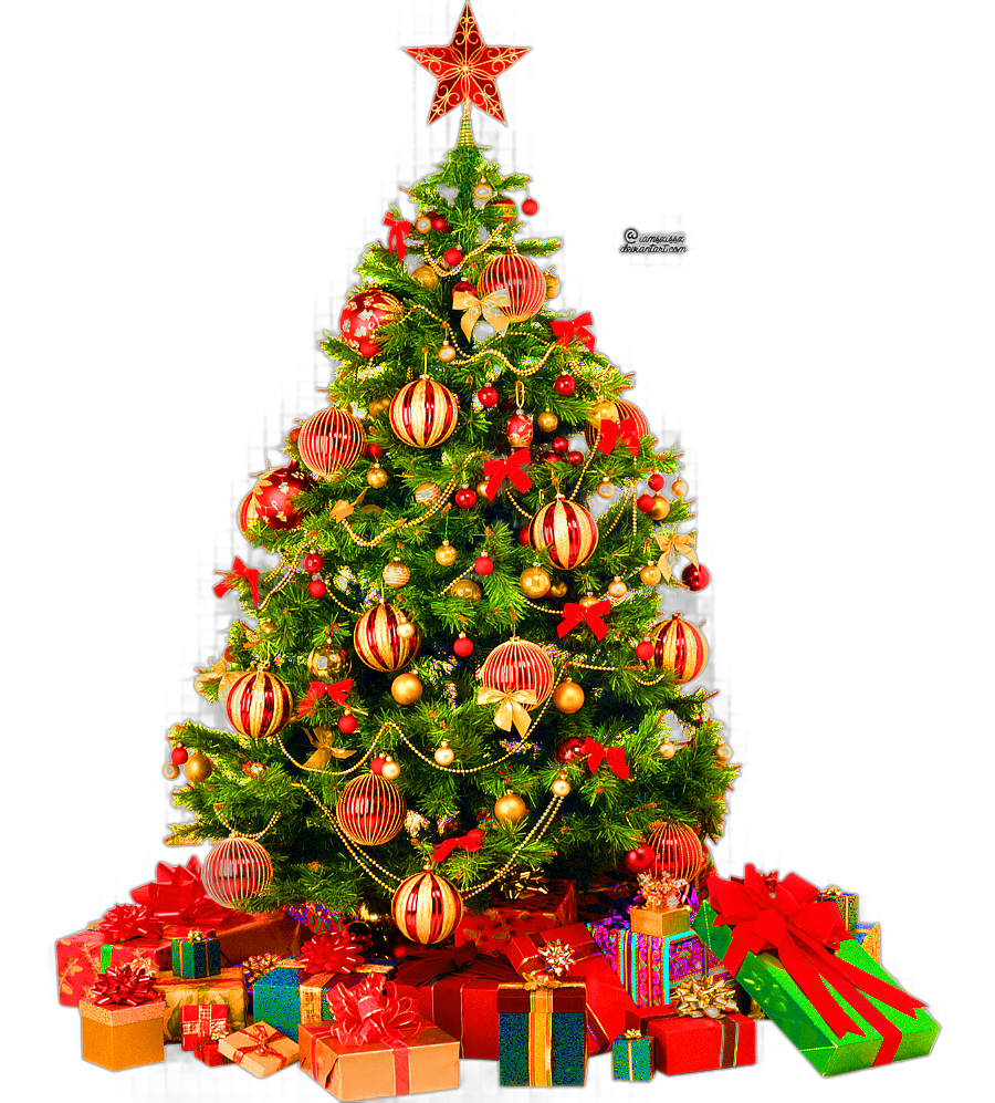 png clipart christmas tree christmas present decor christmas background