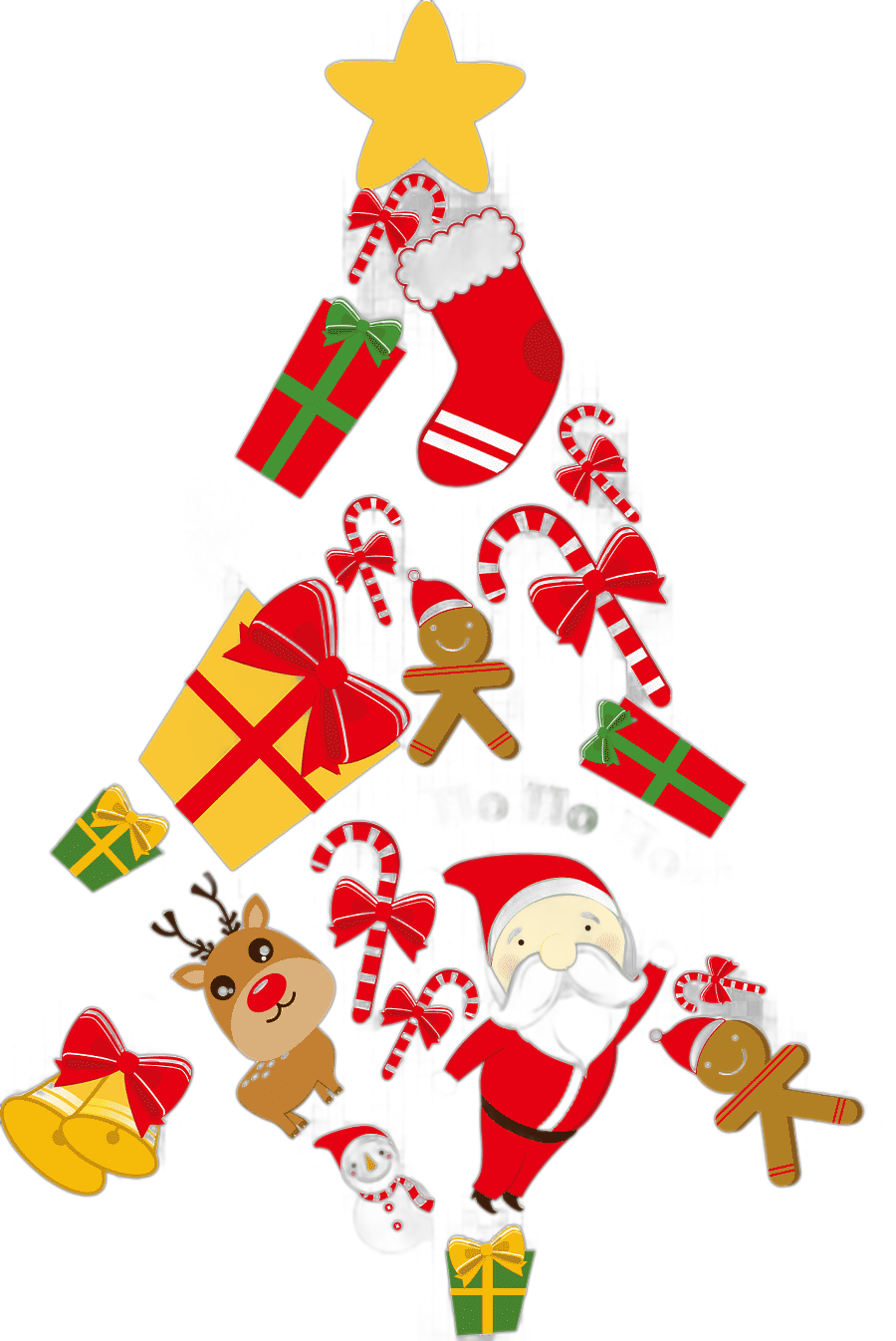 png clipart christmas tree paper santa claus christmas card creative christmas tree tree branch decor