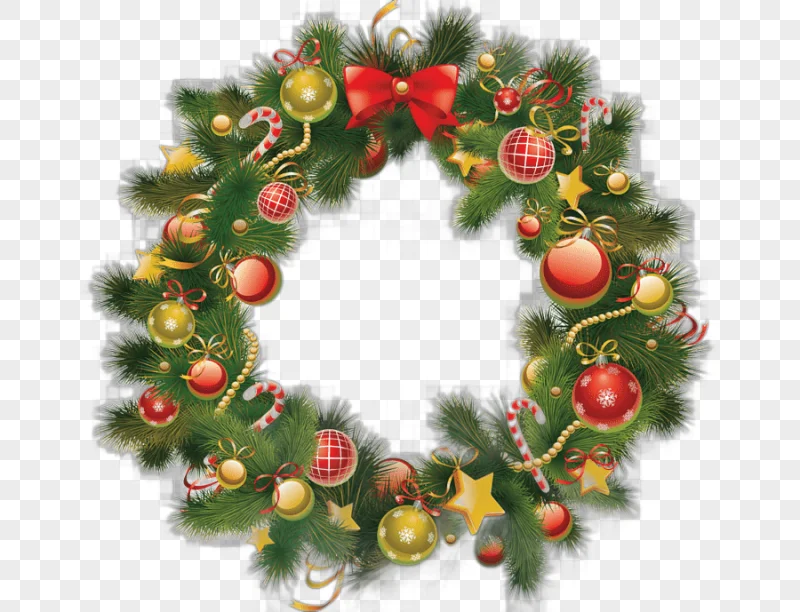 png clipart christmas wreath cdr ribbon