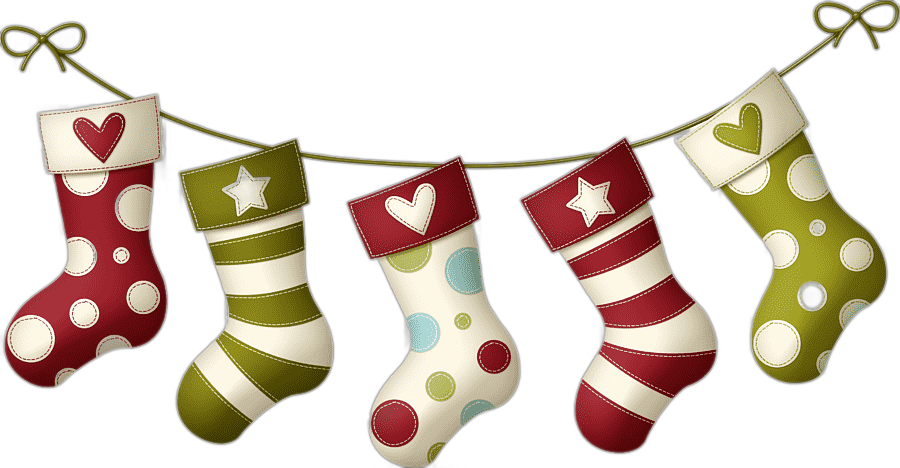png clipart five christmas ings illustration christmas ing sock christmas socks child christmas decoration