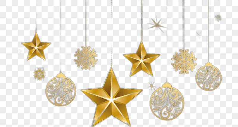 png clipart gold star and bauble decors christmas ornament star of bethlehem christmas tree star christmas ornaments pendant stars