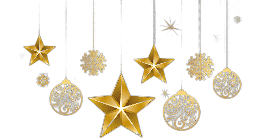 png clipart gold star and bauble decors christmas ornament star of bethlehem christmas tree star christmas ornaments pendant stars