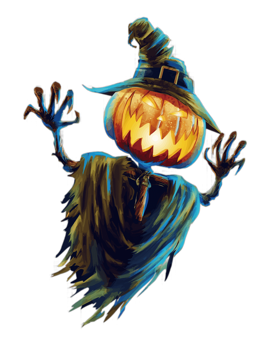 png clipart green pumpkin monster illustration halloween scarecrow jack o lantern festival halloween scarecrow template happy halloween