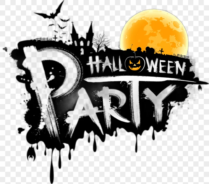 png clipart halloween party illustration zumba kids halloween costume party halloween party wordart happy halloween text
