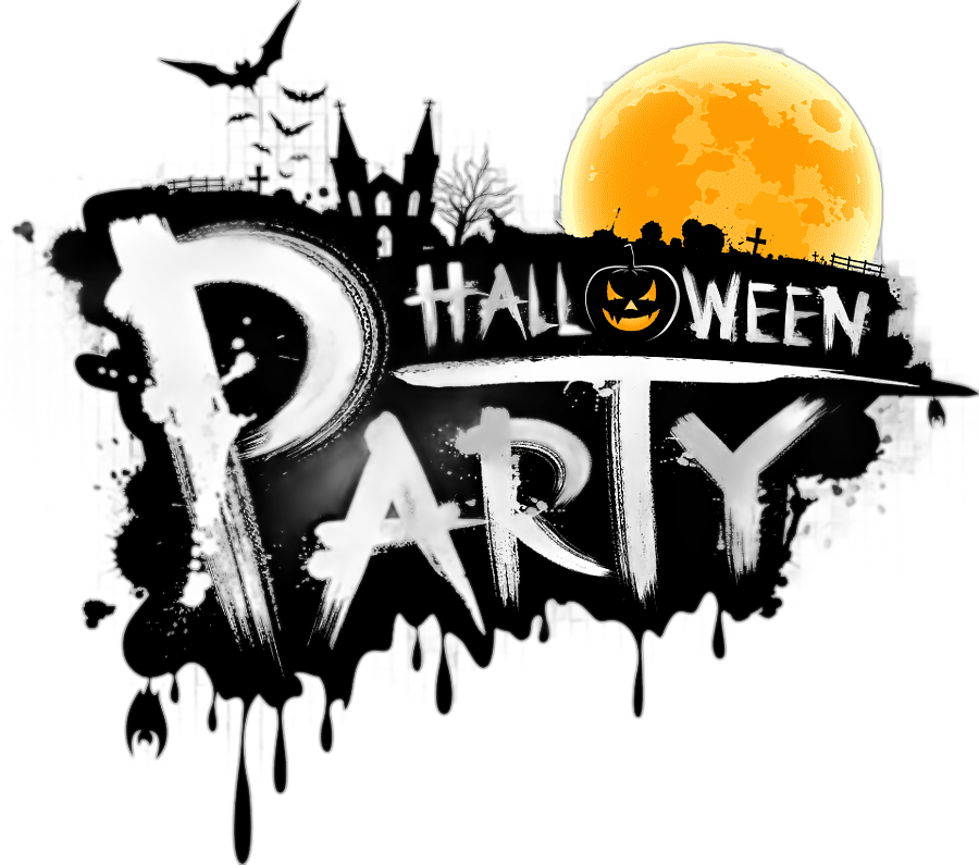 png clipart halloween party illustration zumba kids halloween costume party halloween party wordart happy halloween text