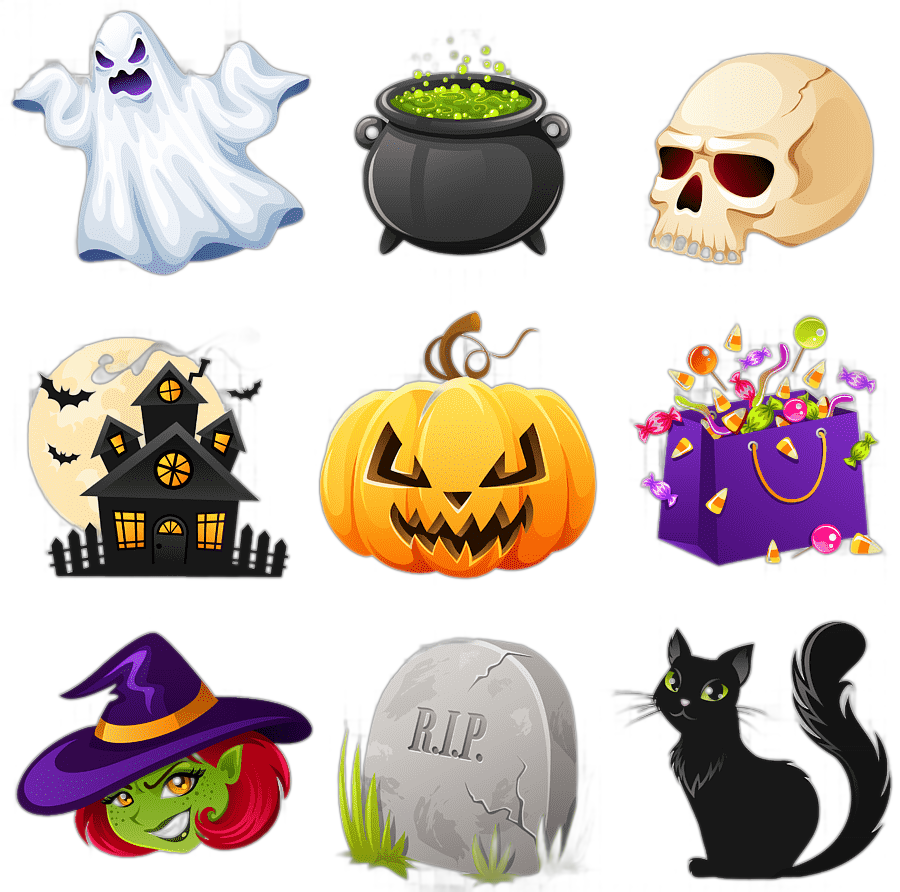 png clipart halloween themed halloween halloween creepy s collection happy halloween product