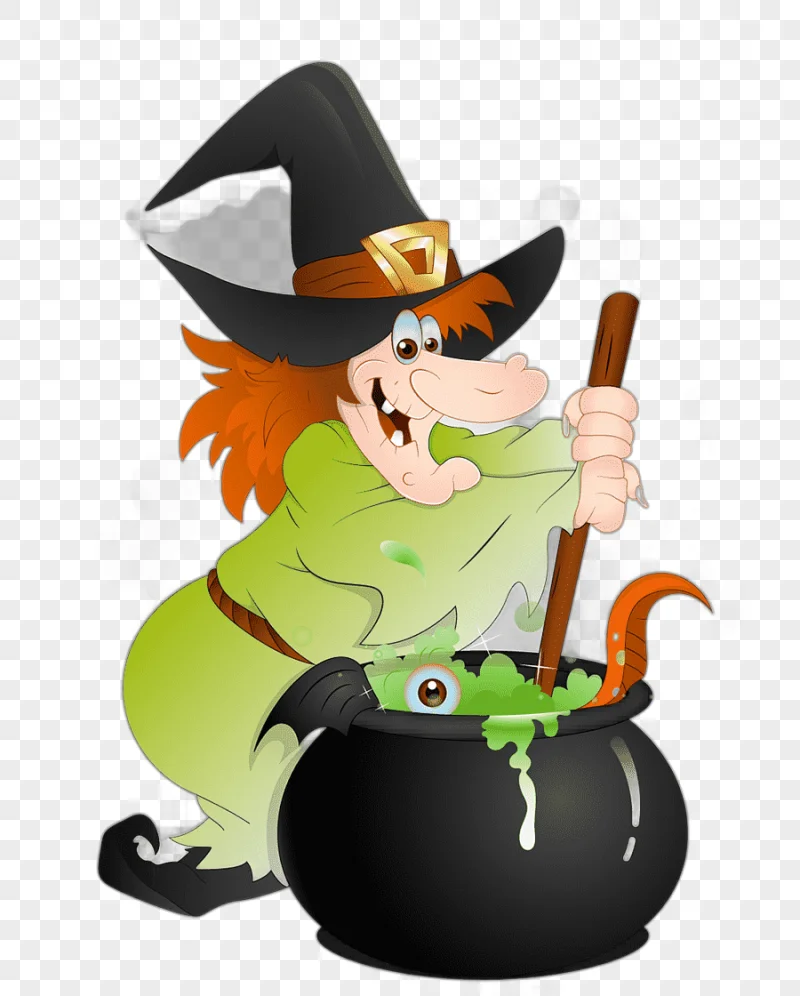 png clipart halloween witchcraft halloween witch with cauldron happy halloween fictional character