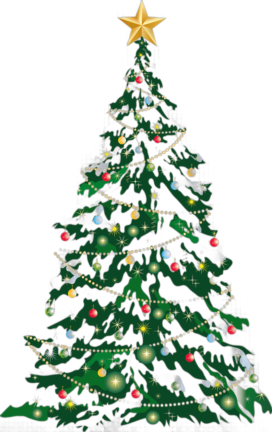 png clipart large deco christmas tree art green christmas tree decor branch