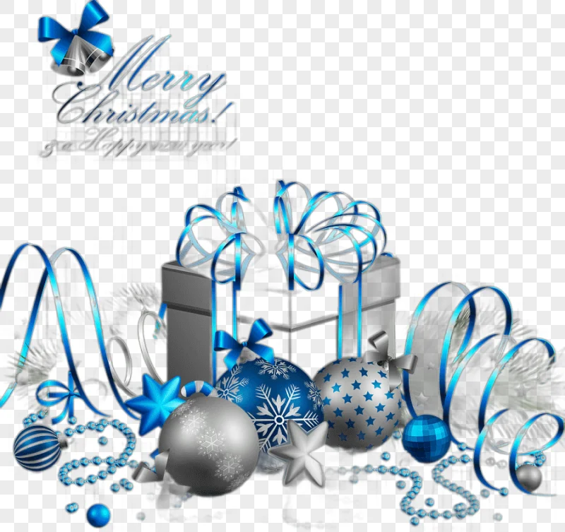 png clipart merry christmas gift illustration christmas gifts material library blue wish