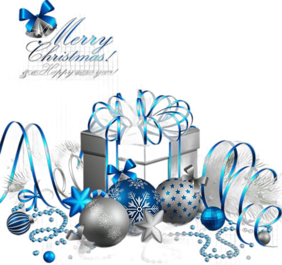 png clipart merry christmas gift illustration christmas gifts material library blue wish