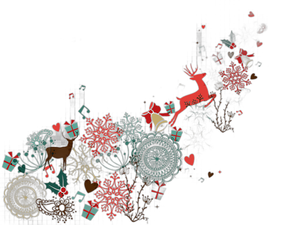 png clipart multicolored merry christmas deer illustration santa claus christmas vintage clothing creative christmas photography festive elements