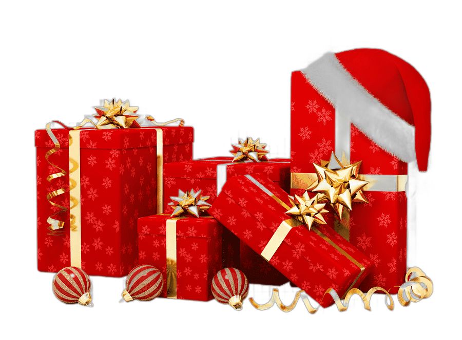 png clipart red christmas gift boxes christmas gifts holidays christmas