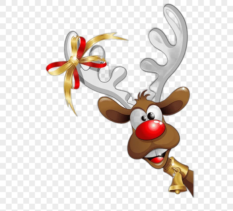 png clipart reindeer illustration santa claus christmas humour christmas reindeer antler mammal