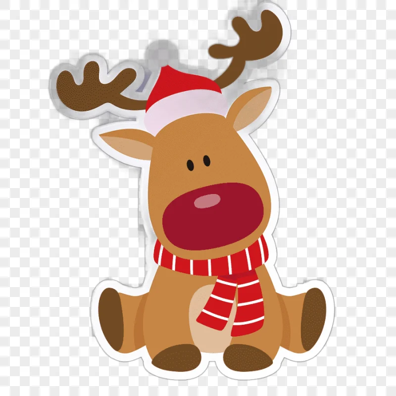 png clipart rudolph reindeer santa claus christmas cute christmas dog mammal food