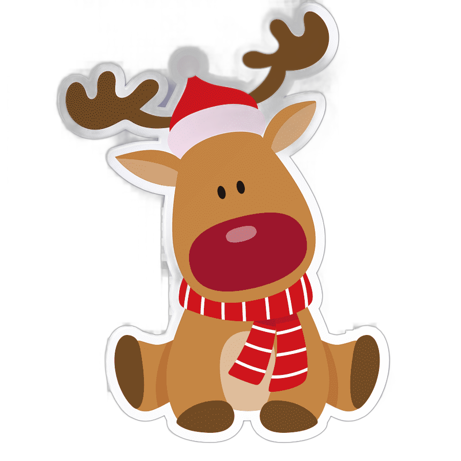 png clipart rudolph reindeer santa claus christmas cute christmas dog mammal food