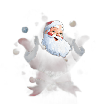 png clipart santa claus christmas decoration balloon wreath santa claus holidays fictional character thumbnail