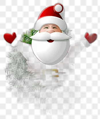 png clipart santa claus wreath grass christmas decoration thumbnail