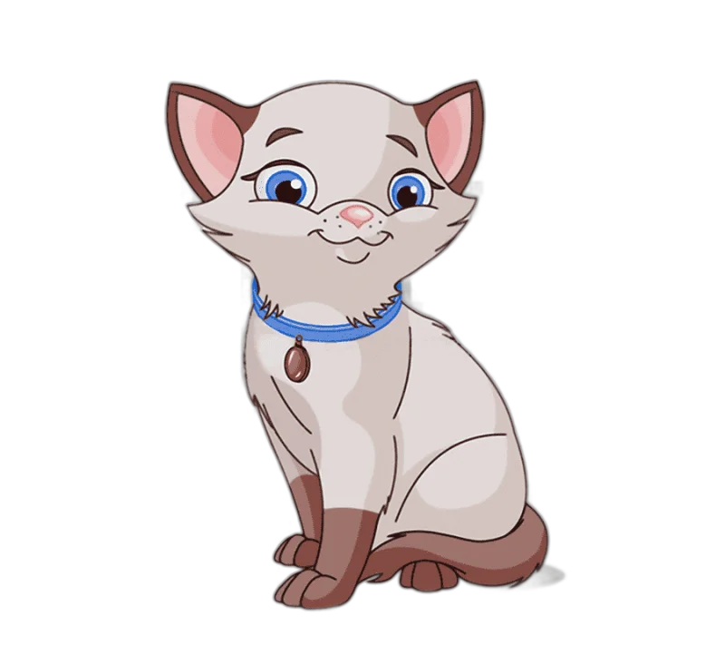 png clipart siamese cat cartoon cat mammal cat like mammal
