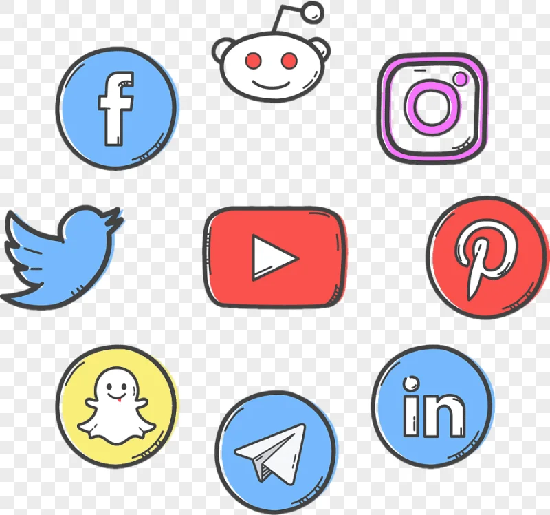 png clipart social media logo social network classified social media assorted social media icons illustration computer network text