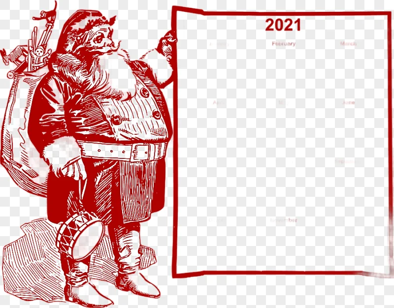 png clipart 2021 calendar christmas fat santa others calendar text