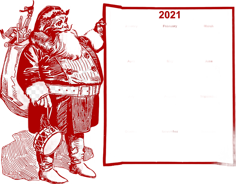 png clipart 2021 calendar christmas fat santa others calendar text