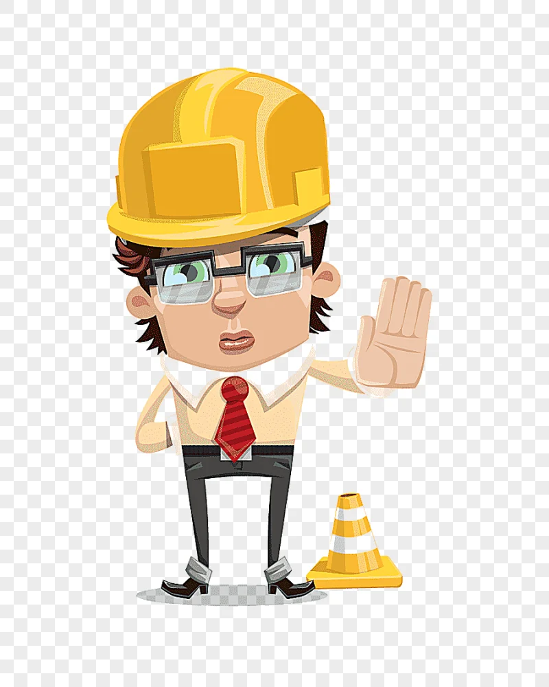 png clipart adobe character animator animation cartoon anime man with glasses hat engineer