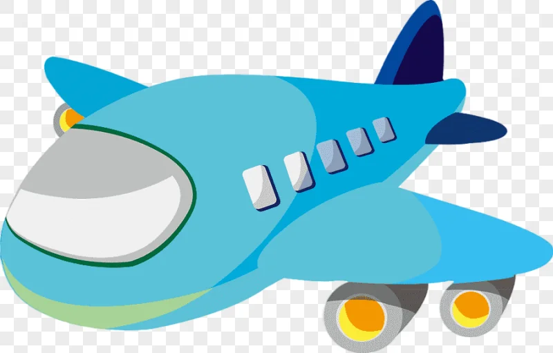 png clipart airplane cartoon airplane blue transport