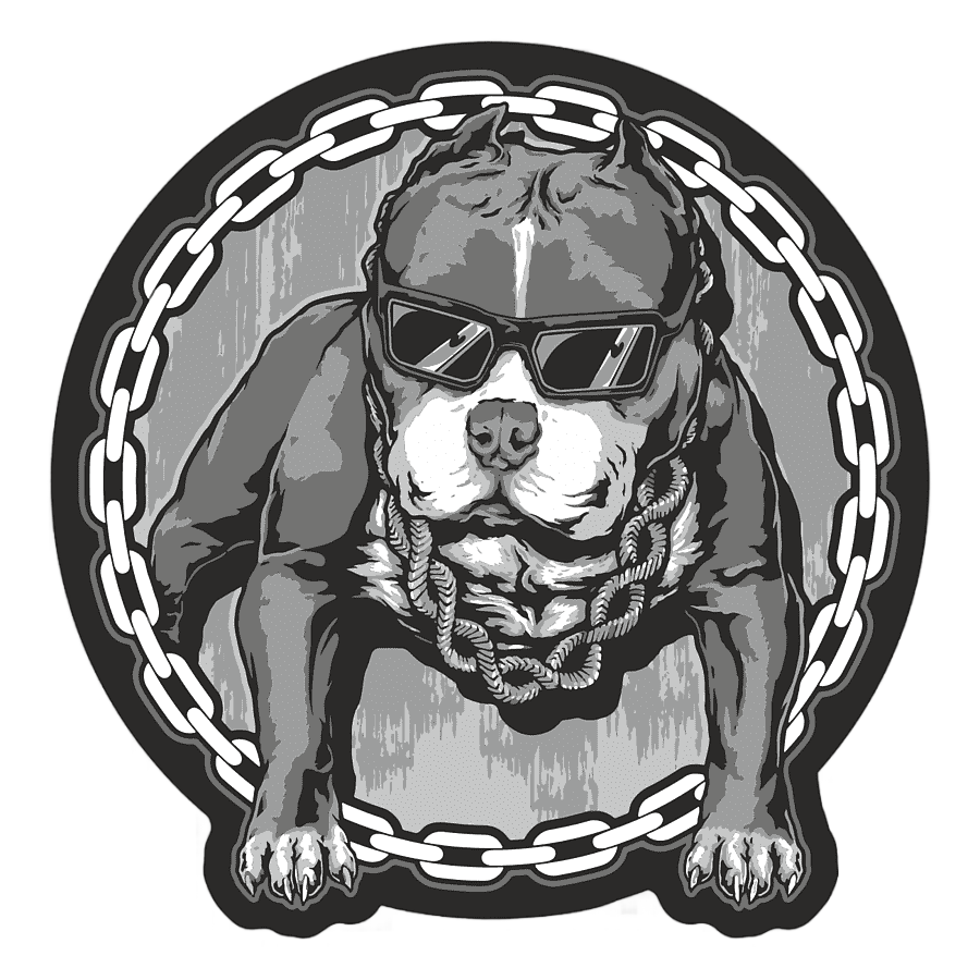 png clipart american bully canidae black and white american bully white mammal