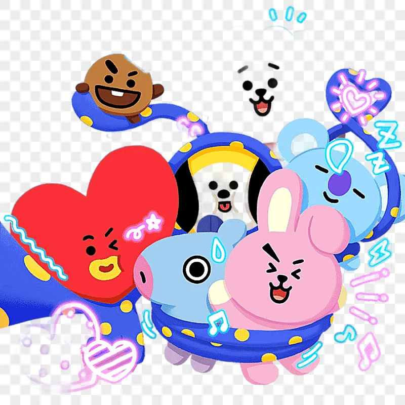 png clipart animals and clouds cartoon characters bts k pop the most beautiful moment in l