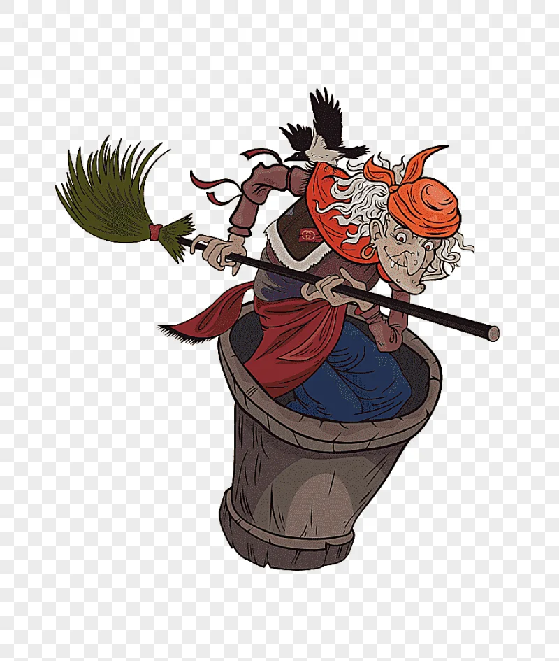 png clipart animated cartoon character fiction baba yaga cartoon fictional character