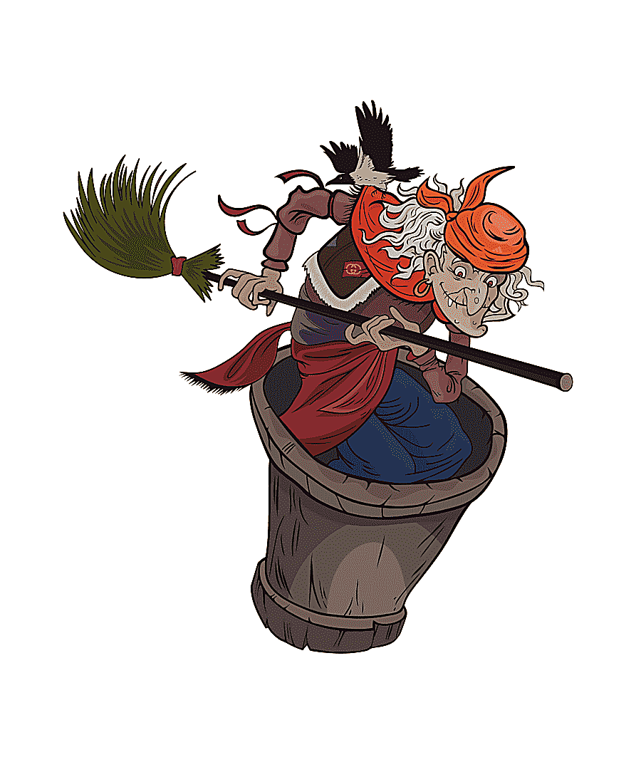 png clipart animated cartoon character fiction baba yaga cartoon fictional character