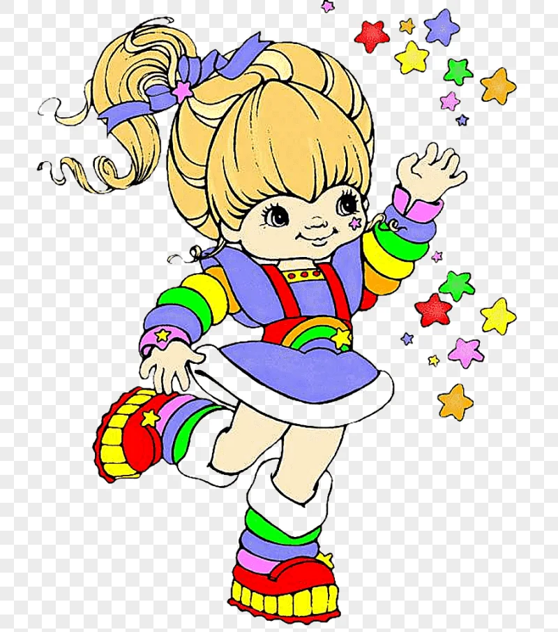 png clipart animated cartoon child rainbow love rainbow brite love child