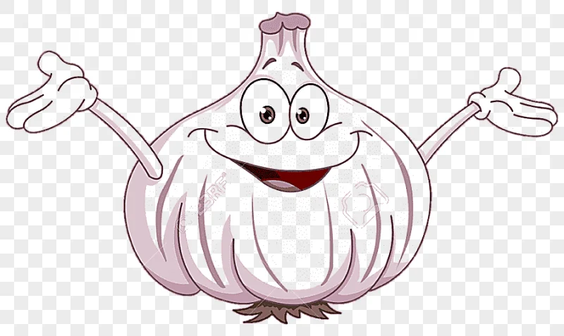 png clipart animation cartoon garlic mammal food