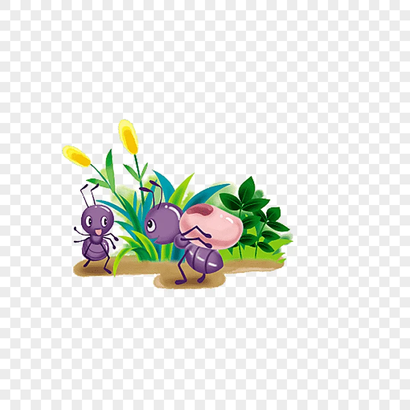 png clipart ant food animation cartoon ant purple honey bee