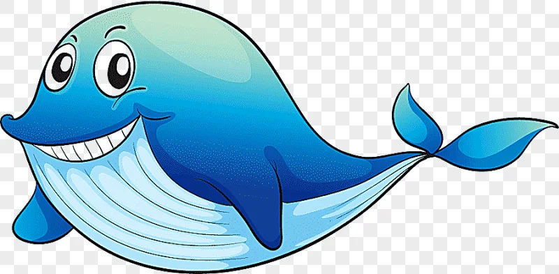 png clipart aquatic animal cartoon hand painted whale watercolor painting cartoon characte