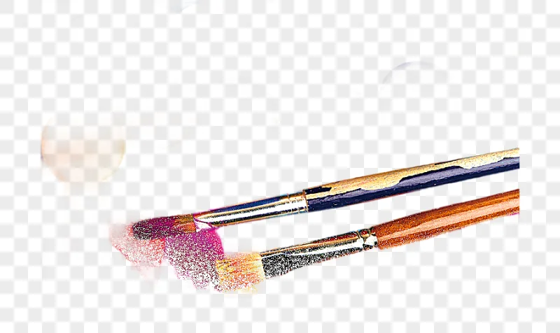 png clipart assorted color paint bottles near two brushes watercolor painting palette oil