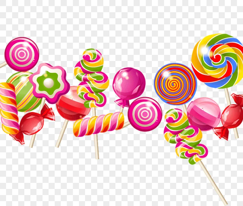png clipart assorted type sweets graphic lollipop candy sweet candy food heart